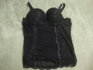 Women’s Native Intimates black padded push up Teddy, Lingerie Size 38C - Picture 1 of 11