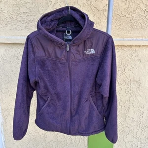 THE NORTH FACE OSO Shaggy Purple Jacket with Hood - Picture 1 of 8