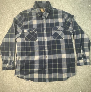 Men's XXL/EEG Fleece Shirt Jacket Outerwear Freedom Foundry Dry Goods Co. Plaid - Picture 1 of 9