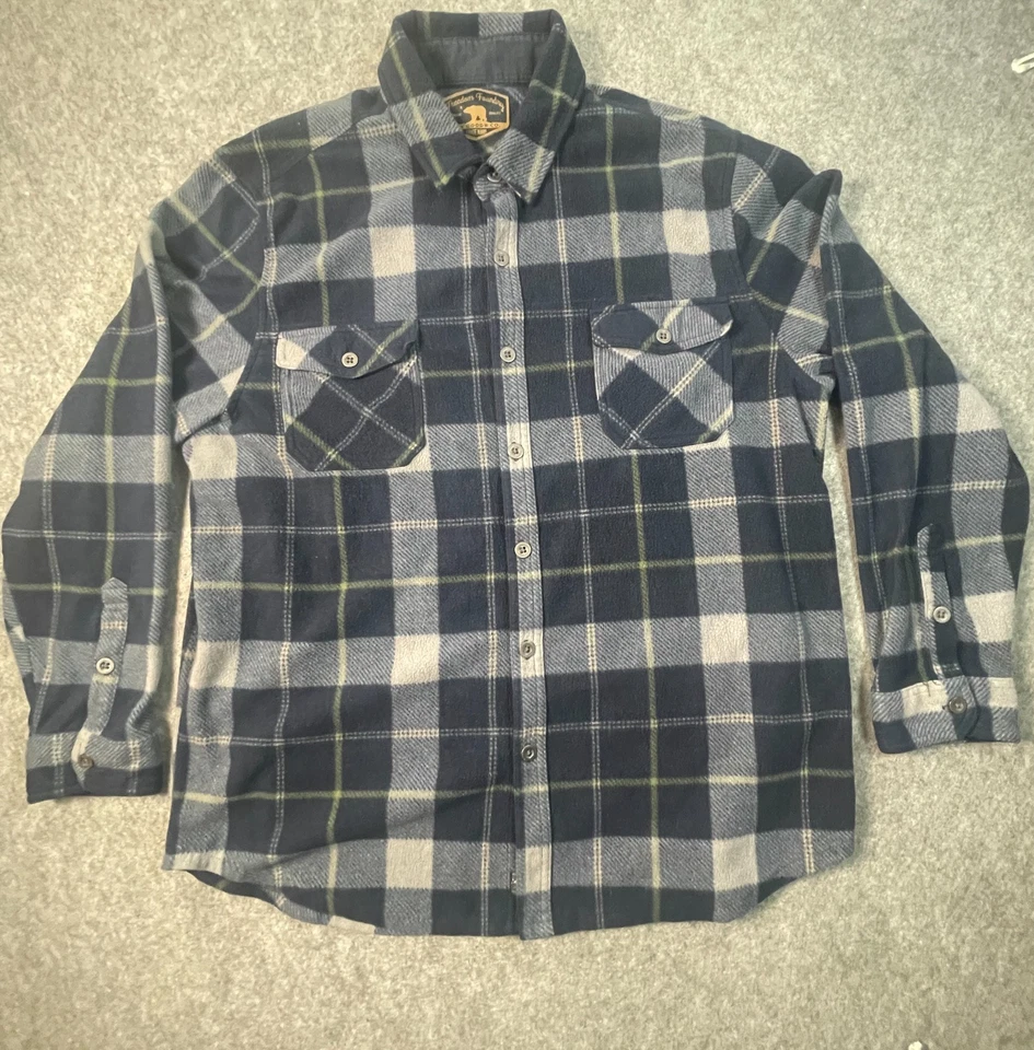 Men's XXL/EEG Fleece Shirt Jacket Outerwear Freedom Foundry Dry Goods Co. Plaid - Image 1 of 4