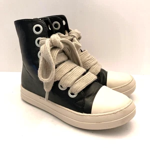 Sneakers alte senza marchio ecopelle passante largo/pizzo donna 6,5 EU 37 - Foto 1 di 8