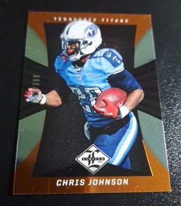 2013 PANINI LIMITED FOOTBALL #97 CHRIS JOHNSON TENNESSEE TITANS /399 NRMT-MT!! - Bild 1 von 2
