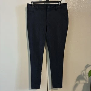 Pantalones ajustados para mujer Calvin Klein con cierre de botones frente plano talla 8 - Imagen 1 de 13