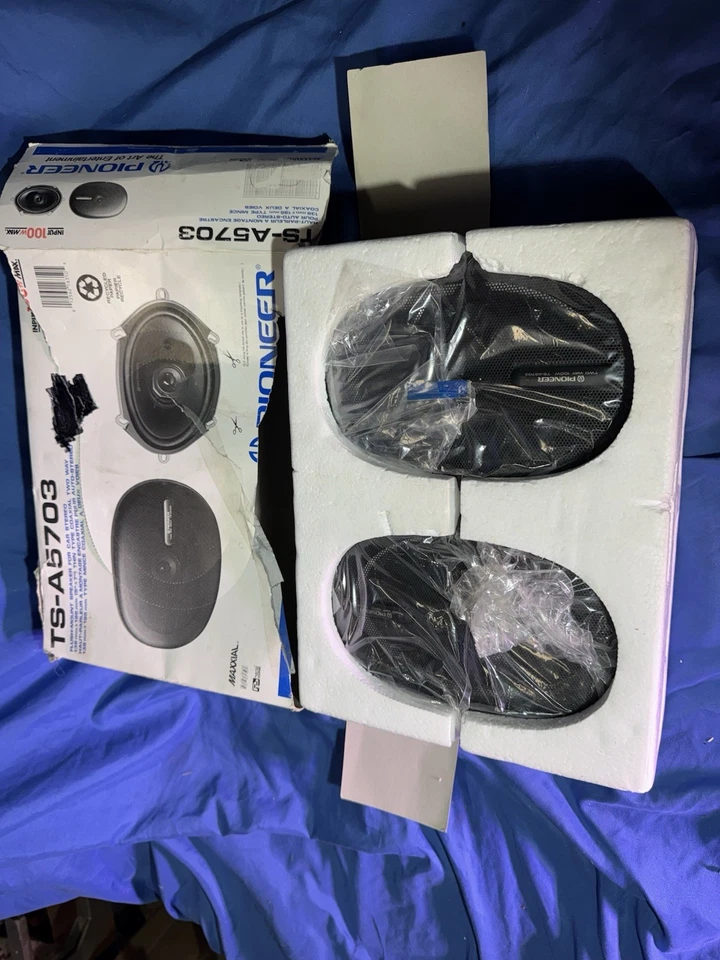 Pioneer TS A5703 Car  Speakers.  5 X 7 Inch Coaxial 2 Way Speakers.  100Watts  - Image 1 of 1