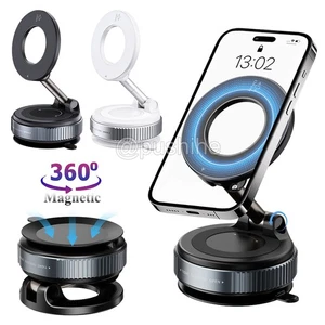 360° Vacuum Magnetic Phone Holder Adjustable Suction Cup Car Foldable Mount USA - Picture 1 of 17