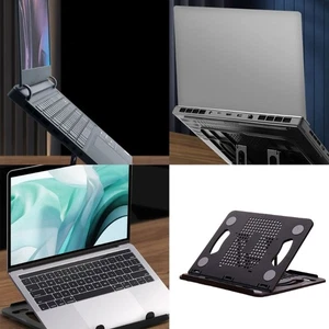 Laptop Stand for Desk Portable and Adjustable Laptop Bracket 360 Degree Rotating - Afbeelding 1 van 10