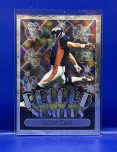 1999 Topps Chrome Record Numbers #RN10 Jason Elam Denver Broncos Hawaii - Picture 1 of 2