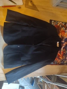 Pendleton Wool Jacket 2-Button Black Blazer Gold Tag Women 14Made in USA Vintage - Picture 1 of 6