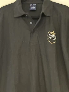 Fullers LONDON PRIDE EMBROIDERED POLO SHIRT - SIZES L & XL - Black - NWOT - Picture 1 of 7