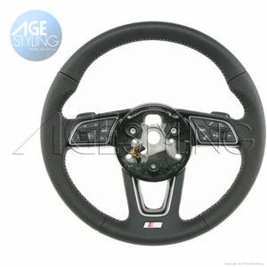OEM Audi A3 A4 8W A5 S-Line HEATED Multimedia Steering Wheel Gear Shifter 2016+ - Picture 1 of 1