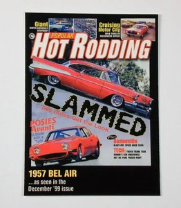 Johnny Lightning Popular Hot Rodding Mini Collector Magazine Cover 1957 Bel Air - Picture 1 of 1