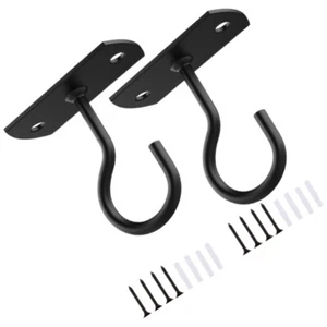 2 Sets Wall Hook Hanging Basket Holder Heavy Duty Planter Bracket - Picture 1 of 12