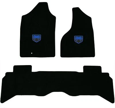 Lloyd Mats LUXE 3 件套垫子套装道奇 SRT-10 Viper 卡车 * 前垫蓝色毒蛇 * — 第 1/4 张图片