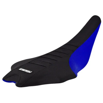 Cubierta de asiento Yamaha YFZ 450R 2009-2020 AZUL/NEGRO/NEGRO ACANALADO QUAD #201 Foto 1 de 4