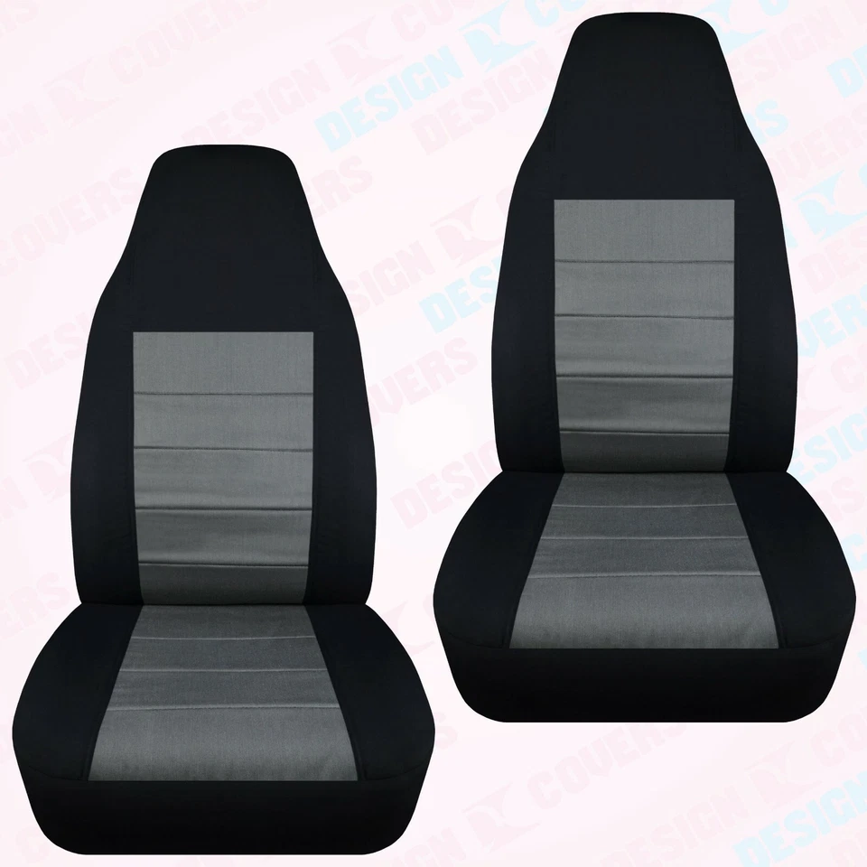 Juego fundas asiento coche delanteras para Ford Explorer 1991-2002 negro y carbón Foto 1 de 1