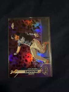 2020 Topps Chrome AUSTIN MEADOWS #113 TAMPA BAY RAYS PURPLE Refractor /299 Rays - Picture 1 of 2