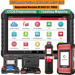 LAUNCH X431 PRO3S+ ELITE V5.0 Car Diagnostic Tool J2534 Programming ECU Coding - Picture 1 of 14