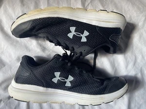 Under Armour Surge Mens 9.5 Black Mesh Running Shoes 3022595-001 - Picture 1 of 5