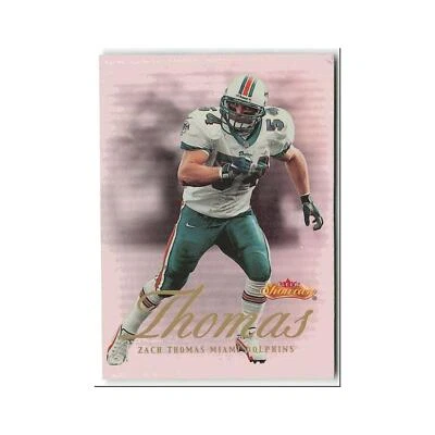 Zach Thomas 2000 Fleer Showcase #90 Miami Dolphins Football Card NM - Image 1 of 3
