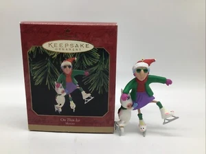Vintage 1999 Hallmark Keepsake “On Thin Ice” Maxine W/Floyd Ornament QX6489 - Picture 1 of 11