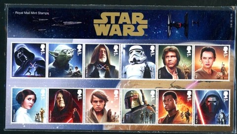 2015  Star Wars  Presentation Pack Set 12 + Mini-Sheet   (X1486) Cover