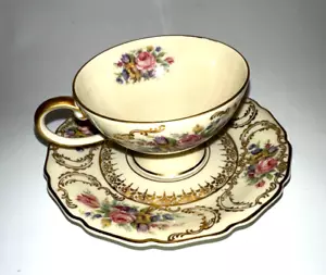 Rosenthal Queens Bouquet tazza e piattino demitasse - Foto 1 di 9