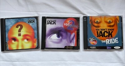 You Don't Know Jack Game Lot (Windows/Mac, 1995 + ‘96 + ‘98) - Image 1 of 4