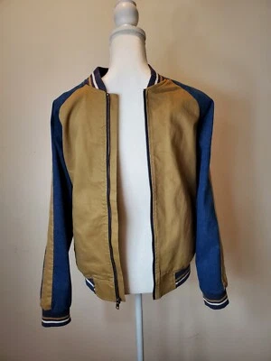 Epic Threads Big Boys, Talla L, Chaqueta Bomber Calavera, Chaqueta Denim Foto 1 de 4