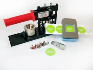 1,25" Button Making Kit - Button Machine, Button Boy Punch + 500 Pinback Teile - Bild 1 von 6