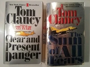 (Lot of 2) Tom Clancy- Clear & Present Danger/ The Sum of all Fears (Paperbacks) - Bild 1 von 6