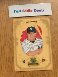 2004 DONRUSS MLB BASEBALL JASON GIAMBI CROWNING MOMENT CARD 55 NEW YORK YANKEES - Picture 1 of 2