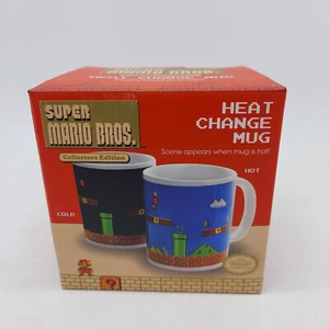 Super Mario Bros Collectors Edition 1 Heat Change Mug Nintendo NES Brothers Cup - Picture 1 of 3