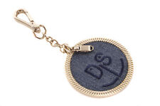 Diesel " de-Indigo Stitch " DSL Charm -keyring Keychain Gold Plated
