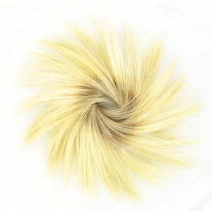 extension bollo de cabello coletero muy ligero rubio dorado 21/ys - Picture 1 of 2