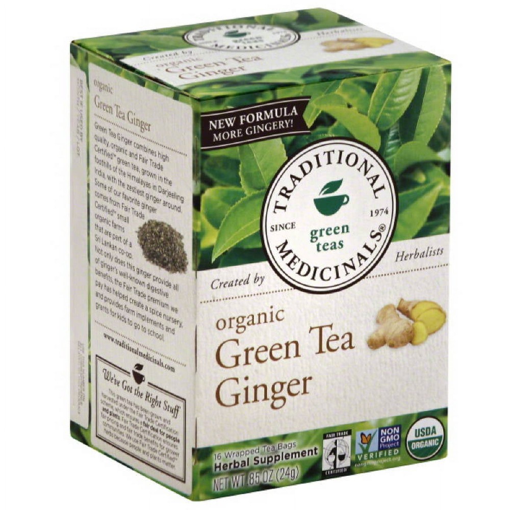 With Ginger Organic-6 X 1 Box All Natural Usa