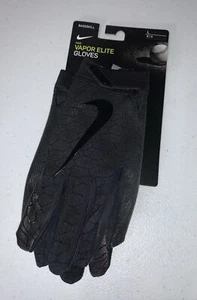 Nike Vapor Elite Batting Gloves New Black Mens Large Reg $50 - Picture 1 of 2