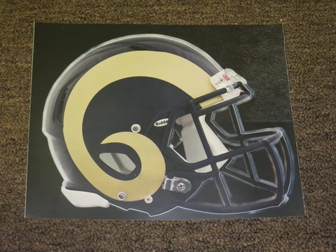 HELMET NFL LOS ANGELES RAMS Fathead Wall Graphics 11" x 9"  (Poster/Sticker) Cover