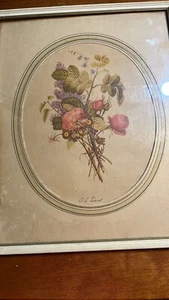 Jean Louis Prevost handkolorierter Druck "Rosen, Flieder, Primel und Glockenblumen - Bild 1 von 14