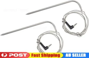 2X High Temperature Meat Probes For Pit Boss & Most Wood Pellet Barbecue Grills - Picture 1 of 7