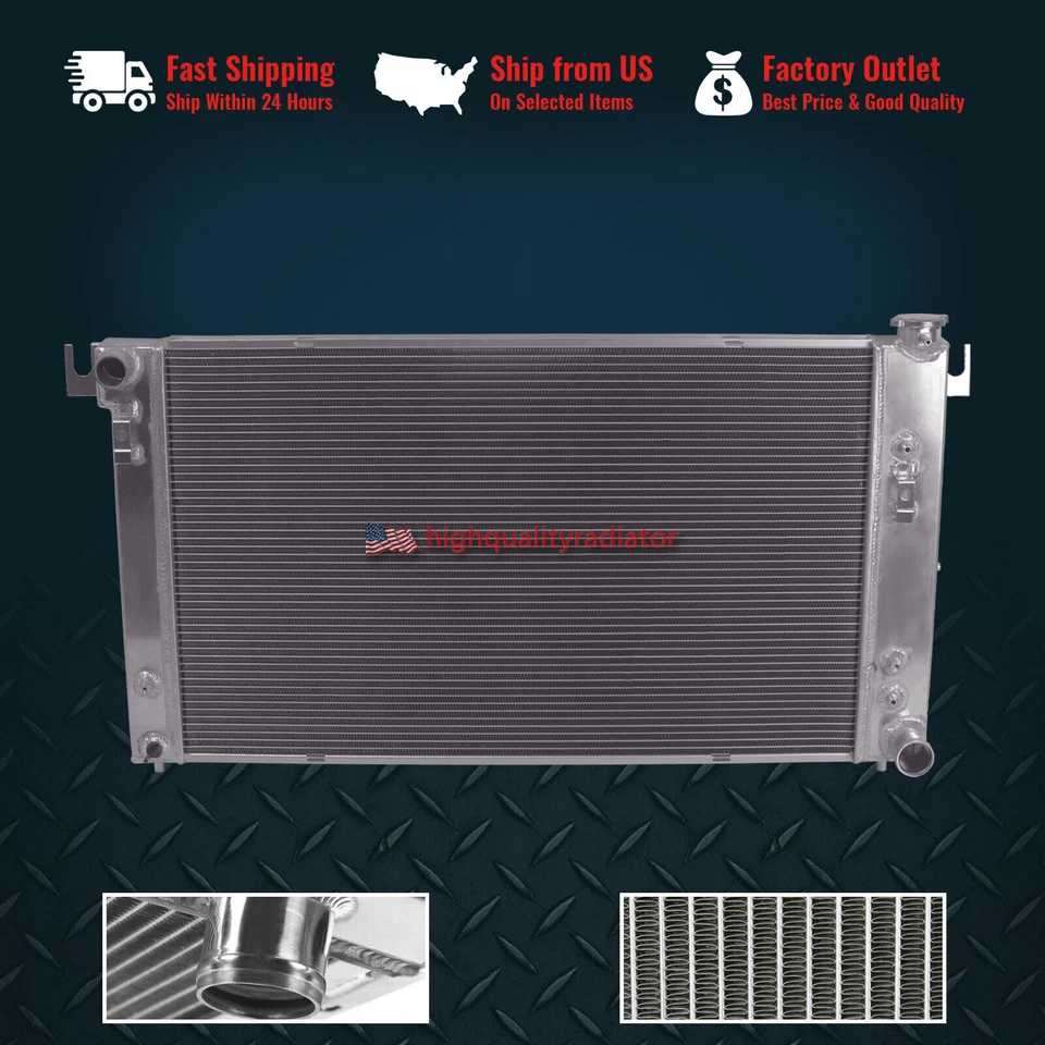DPI：2291 All Aluminum Radiator For 1999 Dodge Ramcharger  5.9L AT/MT - Image 1 of 4
