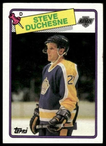1988-89 Topps #182 Steve Duchesne RC Rookie Card Los Angeles Kings - Picture 1 of 2