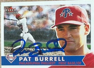 Pat Burrell Autographed 2001 Fleer Tradition #126 - Picture 1 of 1