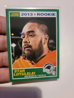 2013 Score Rookie Variation Star Lotulelei Rookie Carolina Panthers #424 2076 - Image 1 of 2