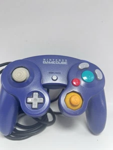 Original Nintendo Gamecube Controller Lila Indigo DOL-003 GETESTET Funktioniert - Bild 1 von 5