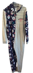 NWT Disney Parks Star Wars Holiday Hooded Romper One-Piece Pajamas Adult LARGE L - Picture 1 of 12
