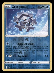 Cryogonal SWSH07: Evolving Skies #043/203 Common Reverse Holo Pokemon LP - Picture 1 of 2