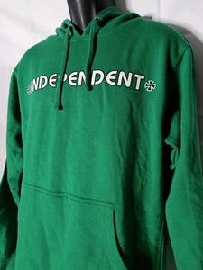 Neu Independent Bar Cross grüner Hoody Herren Größe Small - Bild 1 von 10
