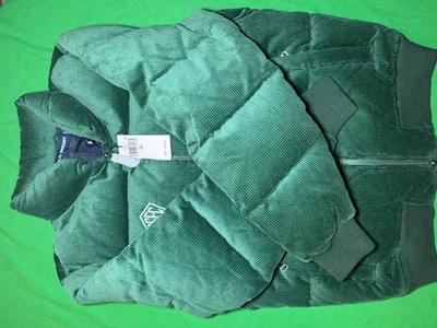 Ralph Lauren Hombres XS Polo Deportivo Pana Cremallera Completa 650 Relleno Puffer Chaqueta NUEVO Foto 1 de 4