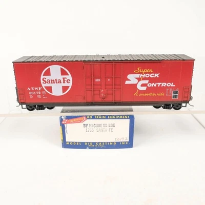 Roundhouse HO Santa Fe ATSF #50172 50' High Cube PD Box Car Kit Built 1765 (B) - Image 1 of 4