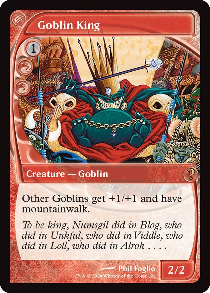 MTG Goblin King  - Mystery Booster 2 #191 - Image 1 of 1